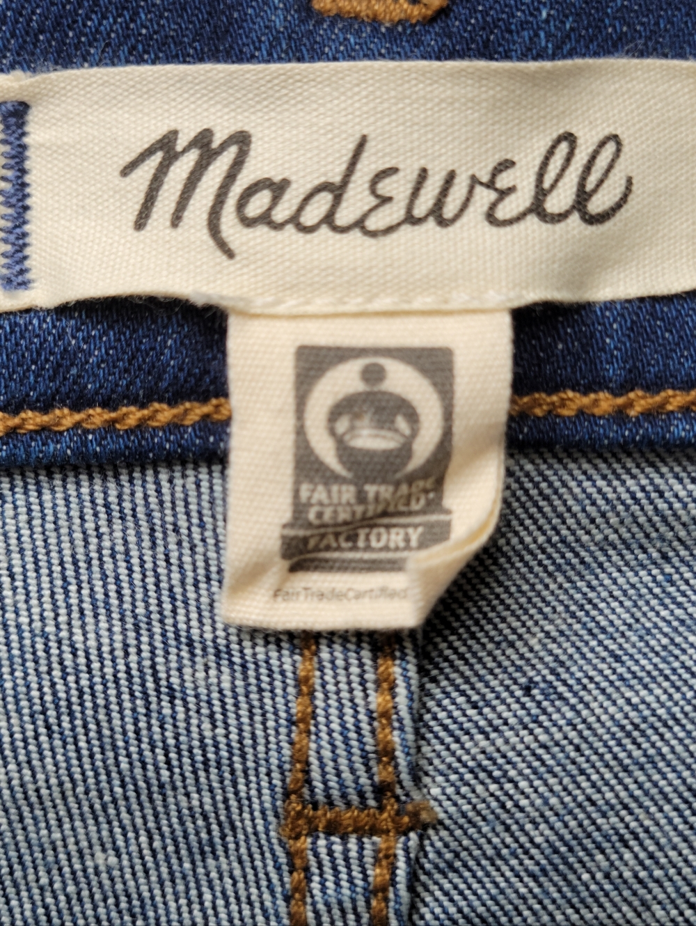 Madewell Emmett Wide Leg Jeans Women Size 32 35X30 Front Patch Pockets Hi Rise - Picture 6 of 15